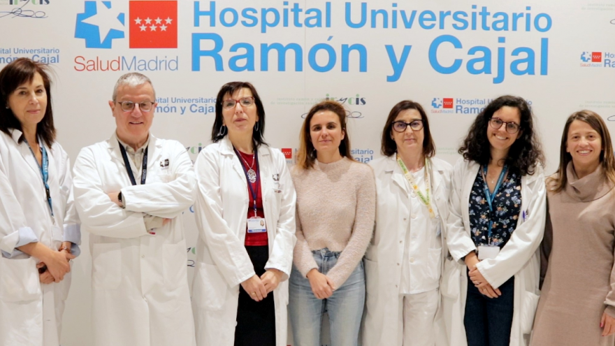 Imagen de parte del equipo que ha participado en el proyecto en el Hospital Universitario Ramón y Cajal