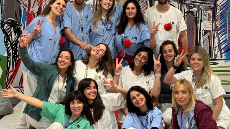 Imagen de participantes en el XXVII Maratón de Donación de Sangre del Hospital Universitario Ramón y Cajal