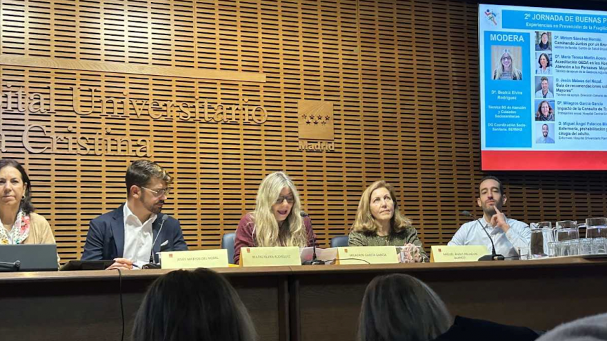 Imagen de profesionales del Hospital Universitario Ramón y Cajal durante las jornadas