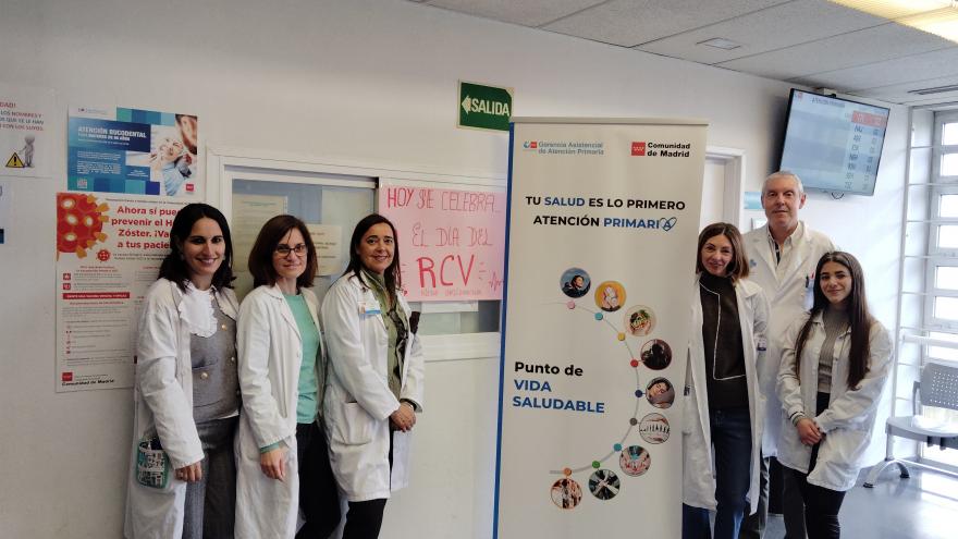 profesionales de Campamento en el Día de Prevención del Riesgo Cardiovascular