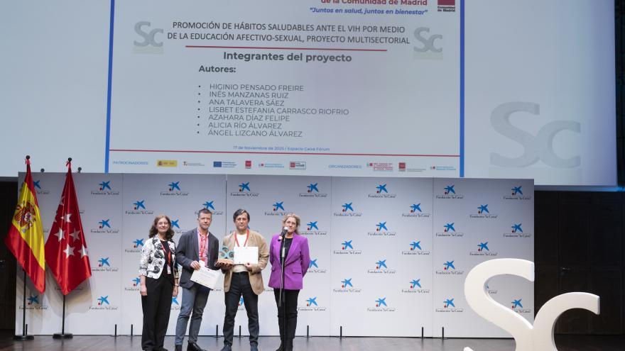 Los proyectos de los centros de salud Mejorada del Campo, Tres Cantos, Miguel Servet, Presentación Sabio y Potes, y la sección para cuidadores de la web de Primaria, ganadores del III Premio Salud Comunitaria foto premio SC