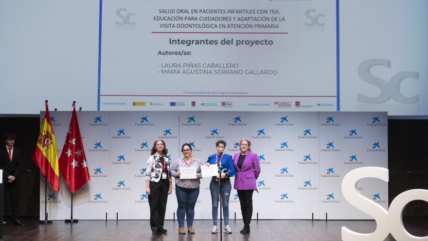 Los proyectos de los centros de salud Mejorada del Campo, Tres Cantos, Miguel Servet, Presentación Sabio y Potes, y la sección para cuidadores de la web de Primaria, ganadores del III Premio Salud Comunitaria foto ganador SC