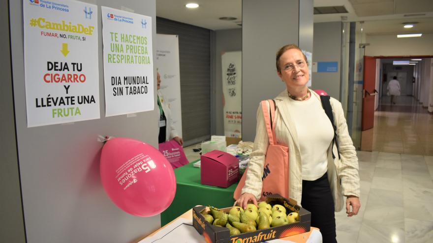 Celebración Día Mundial sin Tabaco en el Hospital de La Princesa