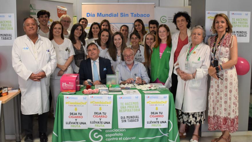 Celebración Día Mundial sin Tabaco en el Hospital de La Princesa