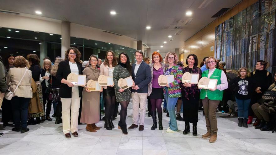 Recogida de los premios Mujeres Esenciales