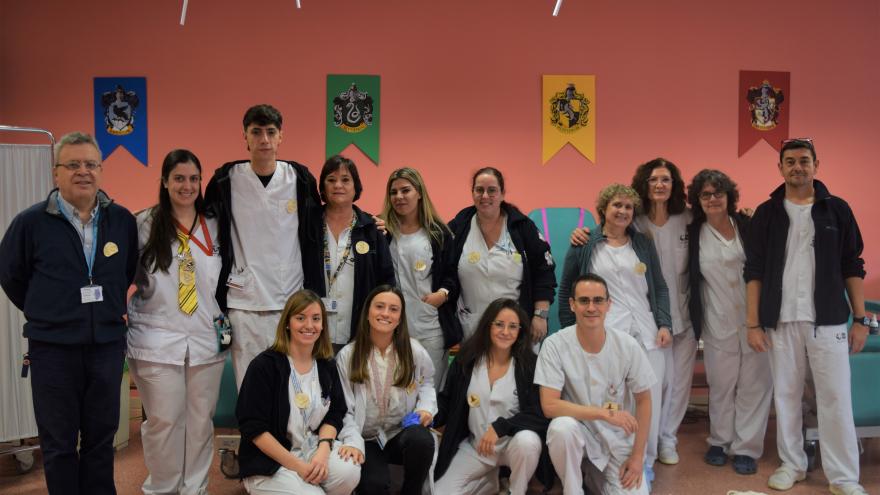 El equipo de Banco de Sangre del Hospital Príncipe de Asturias, volcados en la organización del Maratón