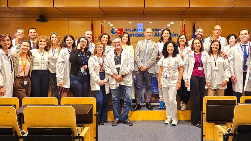 Equipo de enfermería del Hospital Fundación Alcorcón