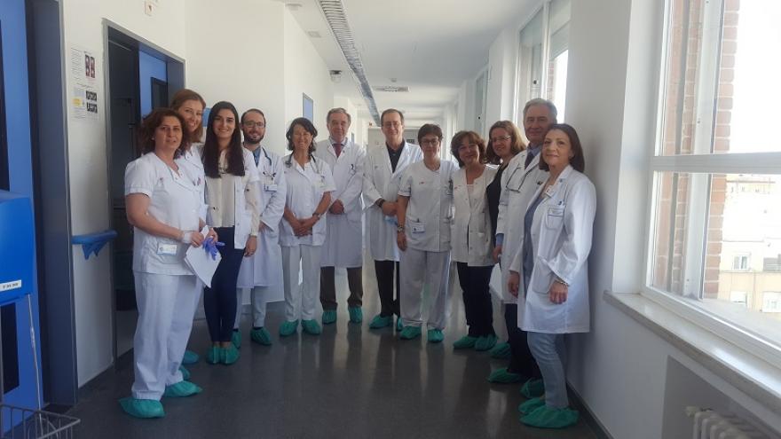 Profesionales de la Unidad de Trasplante Hematopoyético del Hospital Universitario La Princesa