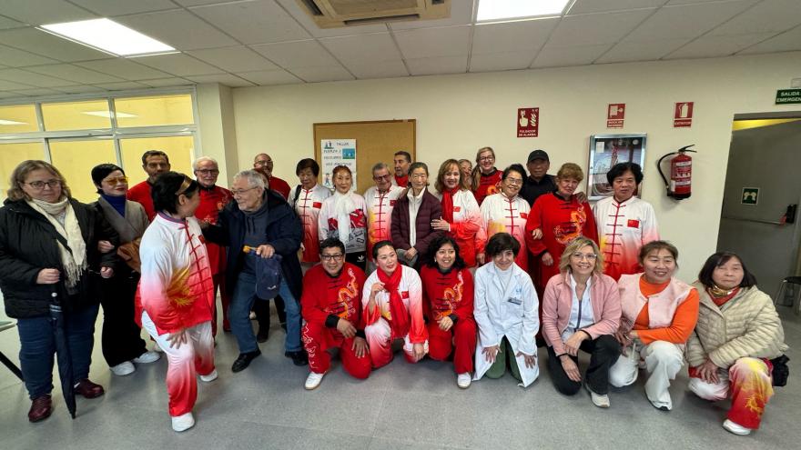 foto de grupo de Taichi en Almendrales