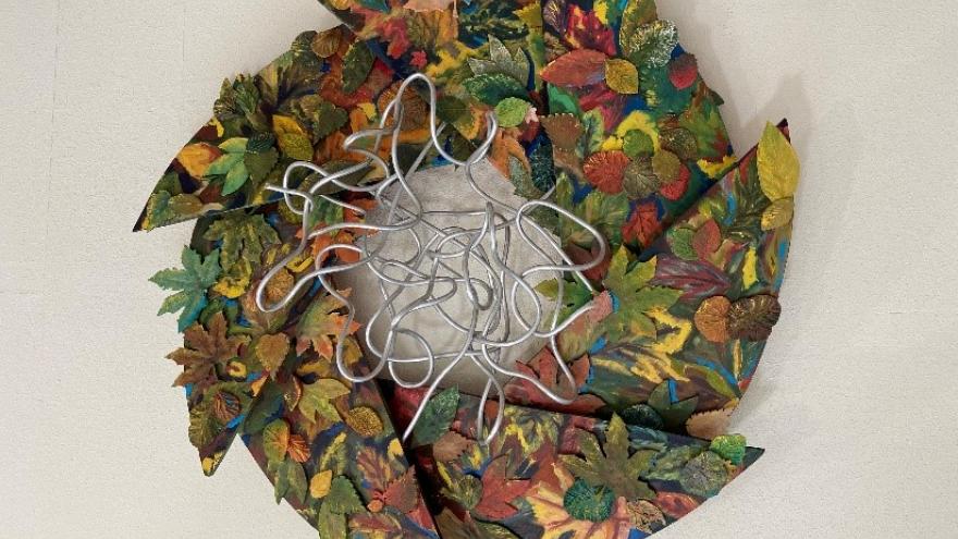 Obra conjunta de los alumnos de la Facultad de Bellas Artes donada al Hospital La Fuenfría