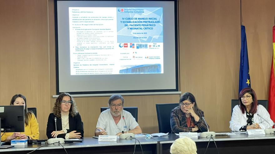 Inauguración del curso sobre Manejo inicial del paciente pediátrico y neonatal crítico