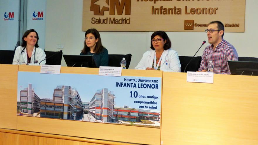 Inauguración del encuentro 'Una vejez joven' en el Hospital Infanta Leonor