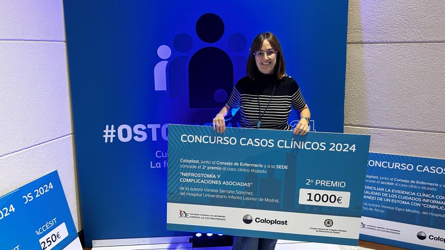 Enfermera galardonada Hospital Universitario Infanta Leonor