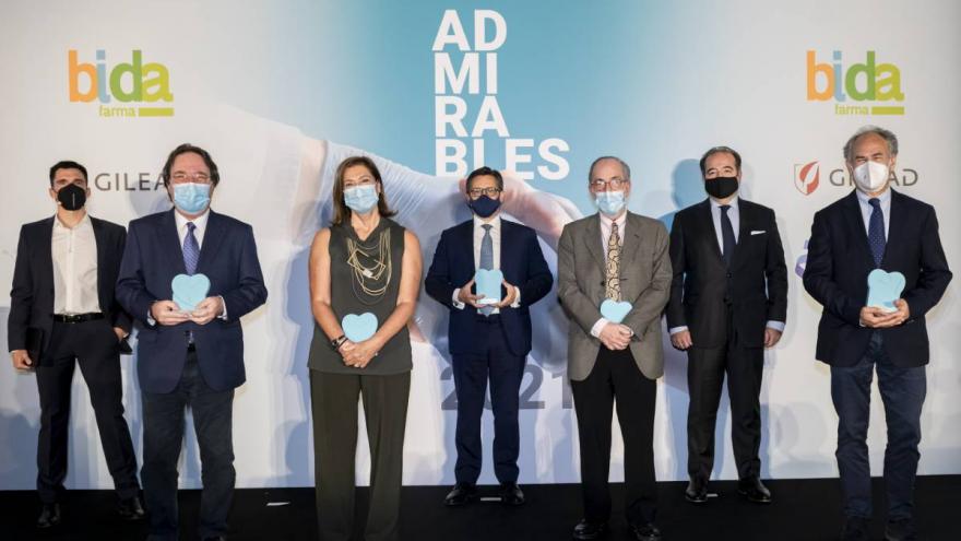 Profesionales de Medicina distinguidos en los I Premios Admirables