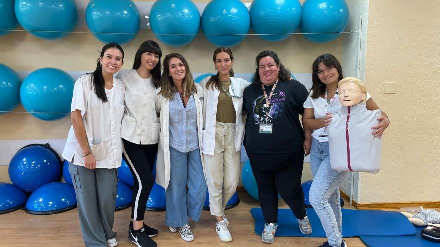 Foto de grupo de los profesionales 
