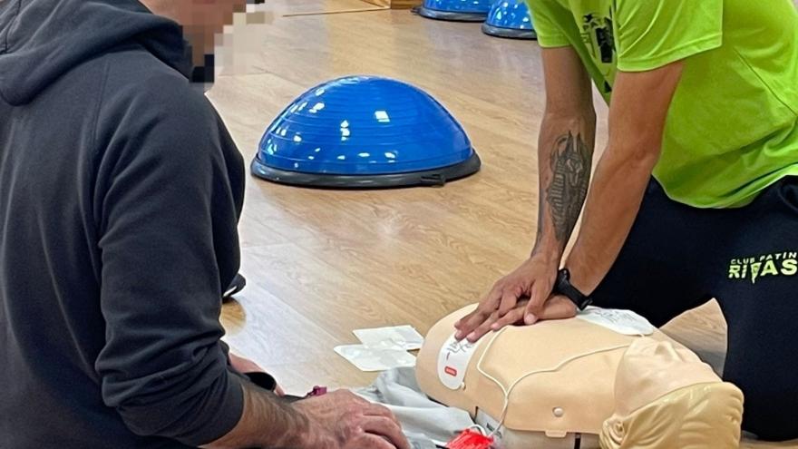 Taller de RCP en la Semana del Deporte de Rivas Vaciamadrid