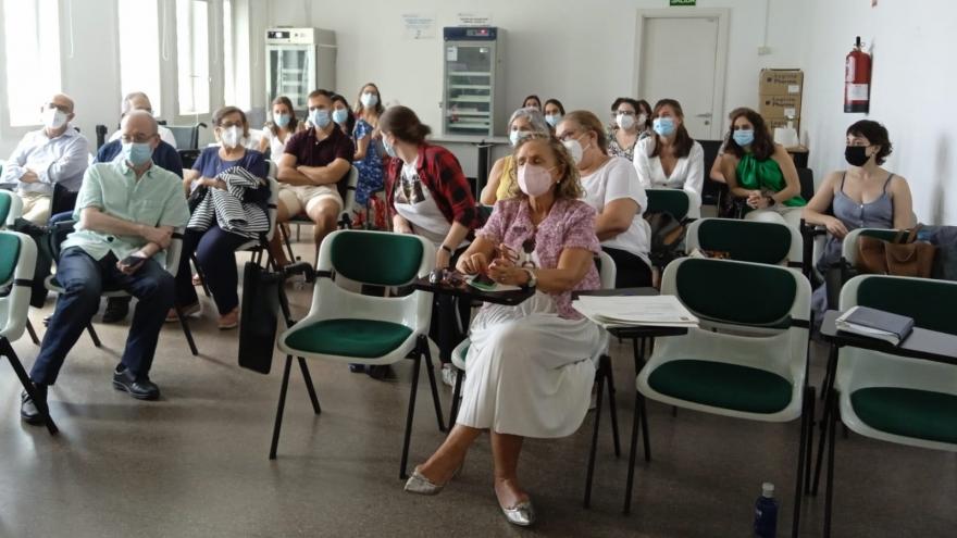 Asistentes a la jornada de la Unidad Docente Centro