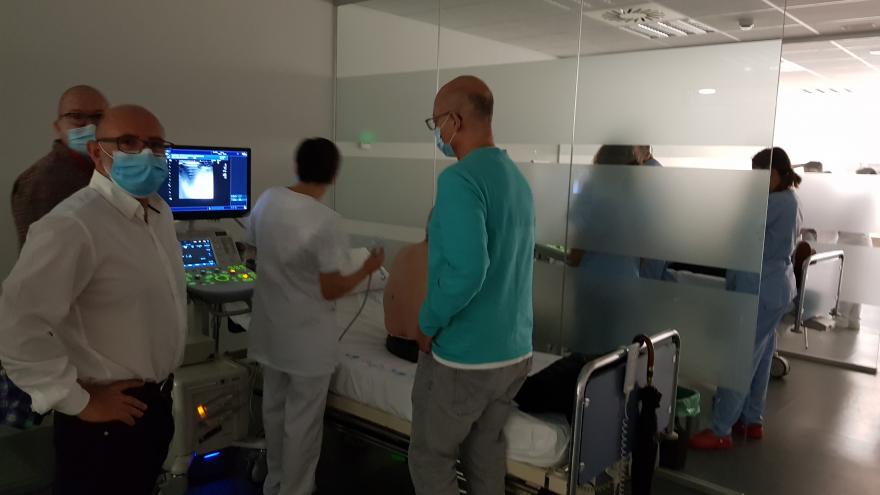 Curso Ecografia pulmonar en el paciente Covid coordinado por el Dr Bueno, servicio de DxI HUFA