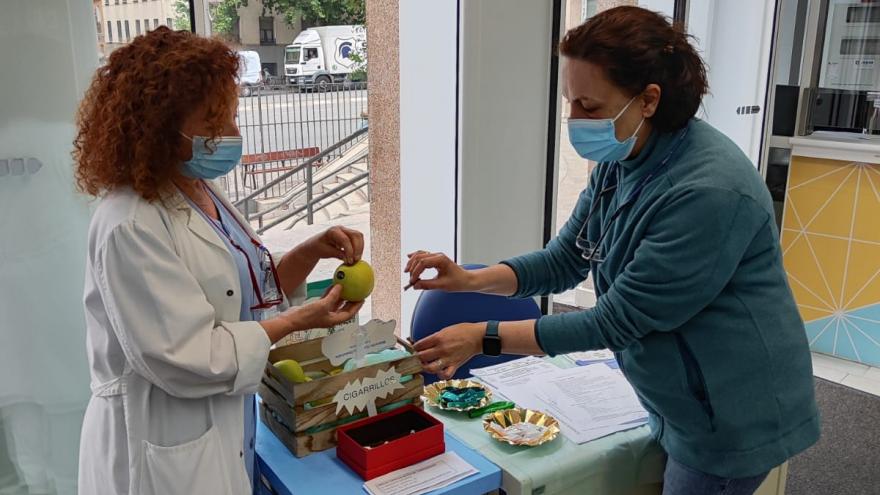 Día Mundial Sin Tabaco en el Centro de Especialidades Hermanos García Noblejas