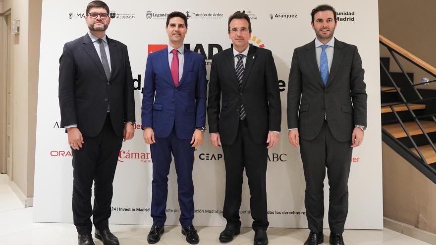 La Comunidad de Madrid presenta sus proyectos de innovación y atracción de talento en materia de educación, vivienda, transporte o infraestructuras Los consejeros García Martín, Viciana y Rodrigo