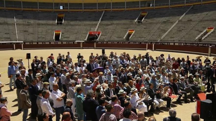 Público en el homenaje