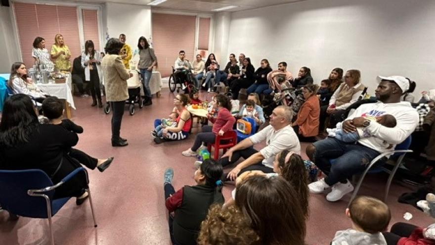 Encuentro bebés prematuros en aula