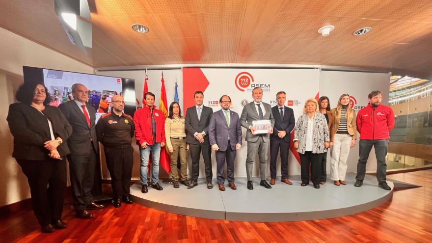 La Comunidad de Madrid realizó casi 35.000 intervenciones de los Cuerpos de Bomberos y Agentes Forestales entre 2020 y 2021 El consejero Enrique López durante la presentación de la memoria