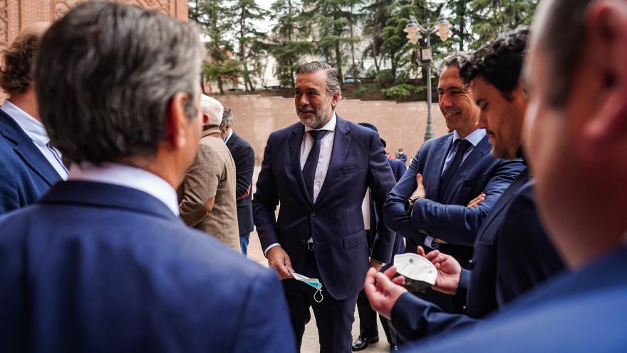 El consejero Enrique López durante el evento 