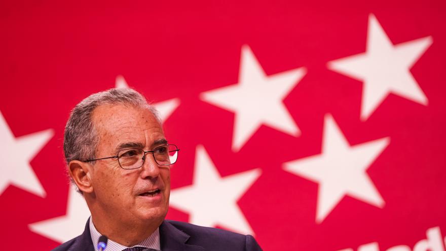 El vicepresidente durante la rueda de prensa