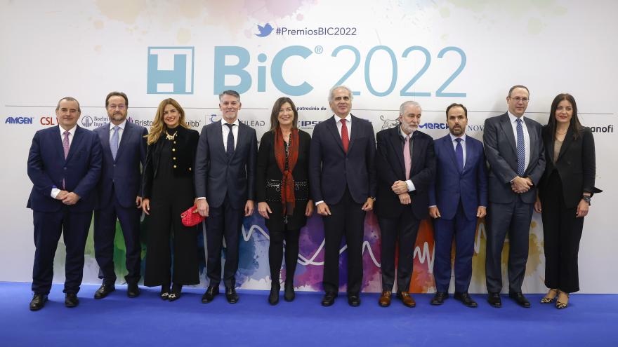 El consejero Enrique Ruiz durante la entrega de los premios