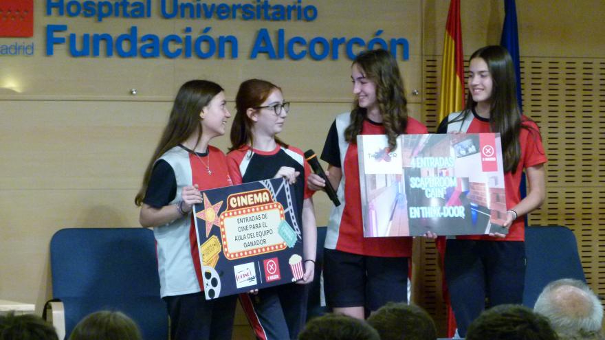 Equipo ganador Colegio Virgen del Remedio