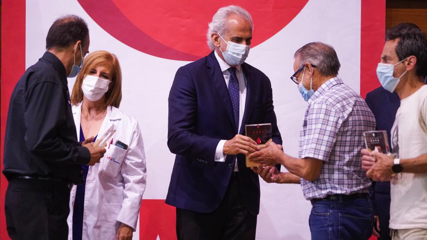 El consejero en funciones durante el acto