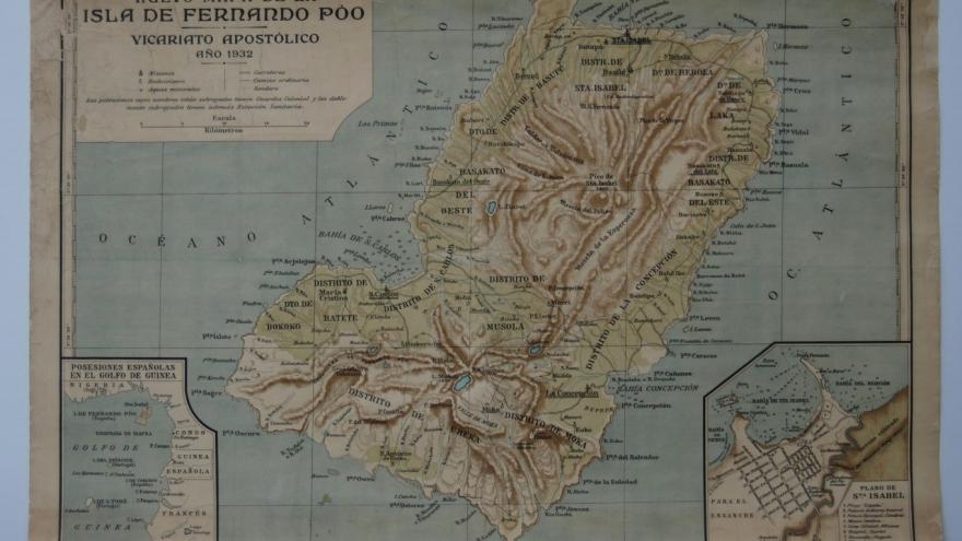 Nuevo mapa de la Isla de Fernando Poo, Vicariato apostólico