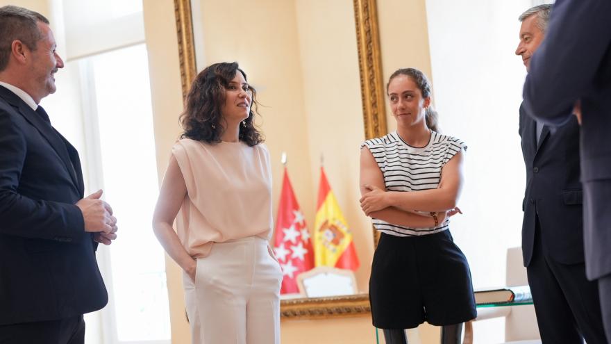 La presidenta Isabel Díaz Ayuso