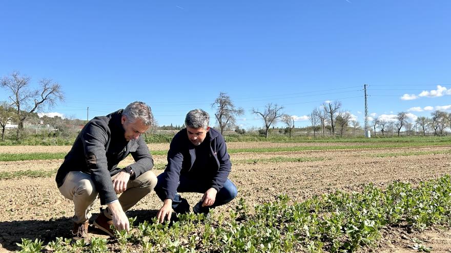 El consejero Carlos Novillo en la Finca La Chimenea