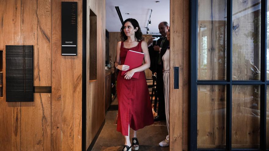 La presidenta Isabel Díaz Ayuso