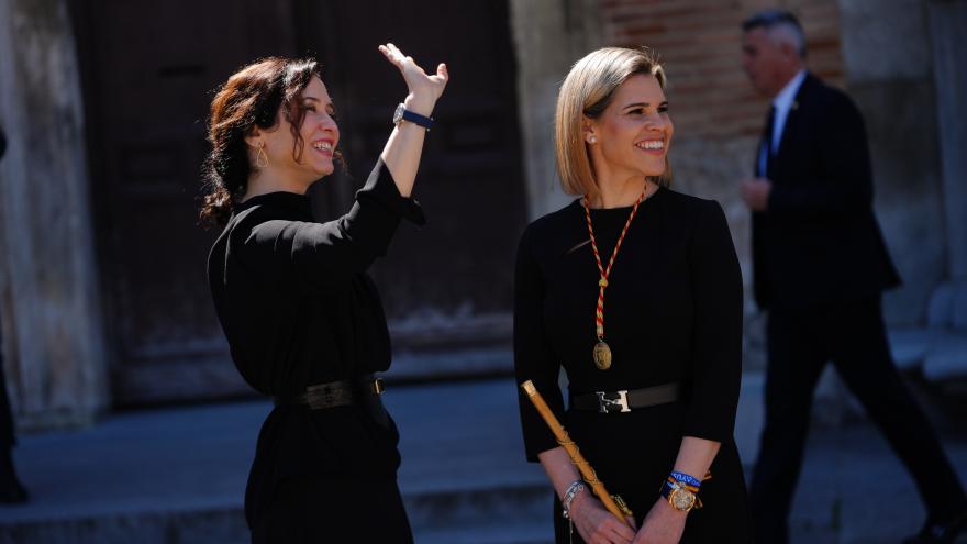 Díaz Ayuso, en la entrega del Premio Cervantes 2024 al escritor Álvaro Pombo La presidenta Isabel Díaz Ayuso