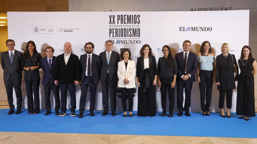 La presidenta en el acto de El Mundo