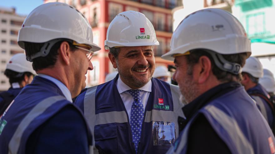 El consejero de Vivienda, Transportes e Infraestructuras