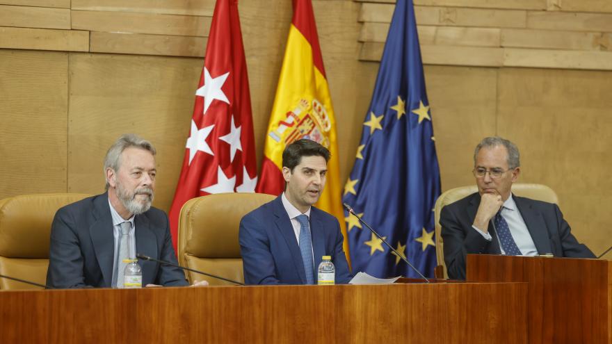 Emilio Viciana en la Asamblea de Madrid 