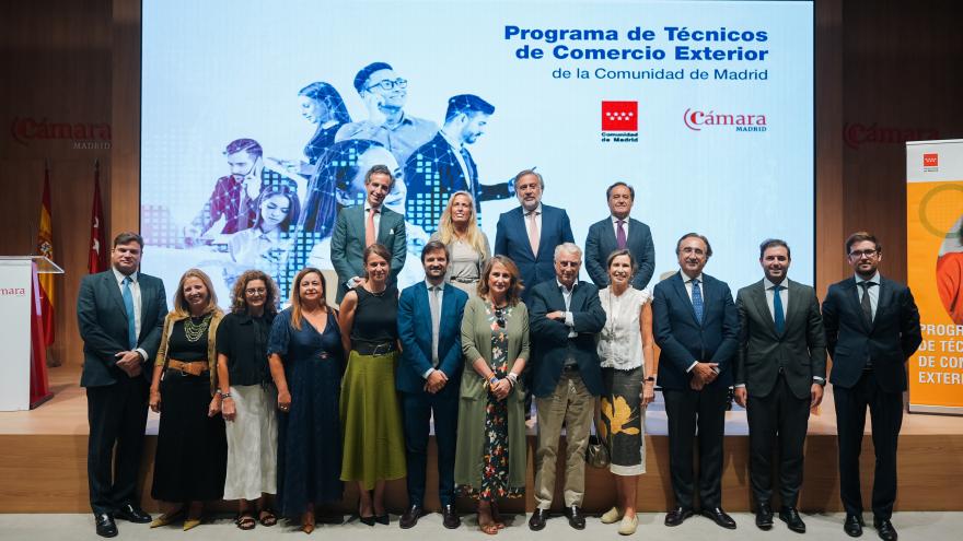 La Comunidad de Madrid bate récord de solicitudes para participar en el V Programa de Técnicos de Comercio Exterior La consejera Rocío Albert