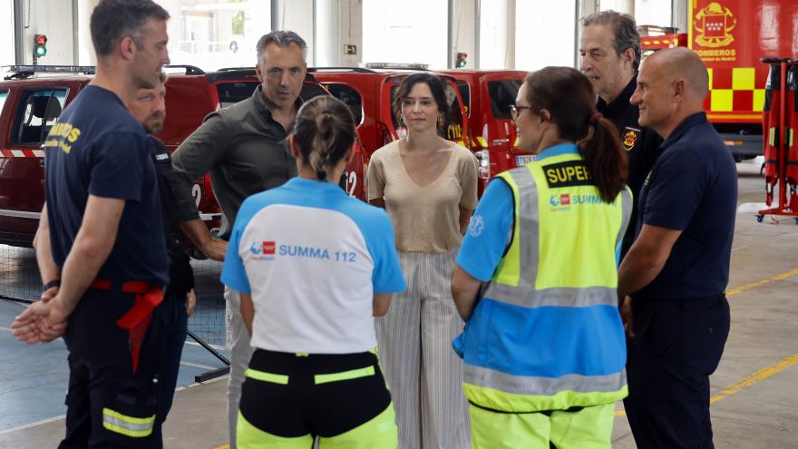 Díaz Ayuso anuncia que la Comunidad de Madrid aprobará ayudas especiales para paliar los efectos de los incendios en la región