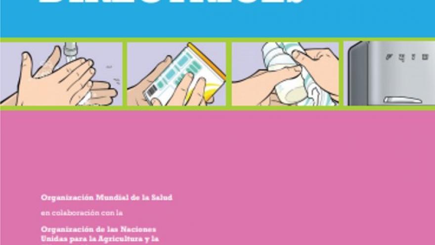Portada del documento sobre la preparación, almacenamiento y manipulación en condiciones higiénicas de preparaciones en polvo para lactantes
