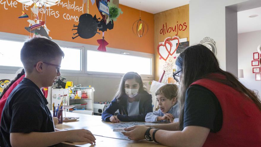 Niños en el Hospital Gregorio Marañón