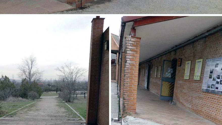 Accesos adaptados a edificios principales del Centro de educación ambiental Caserio de Henares