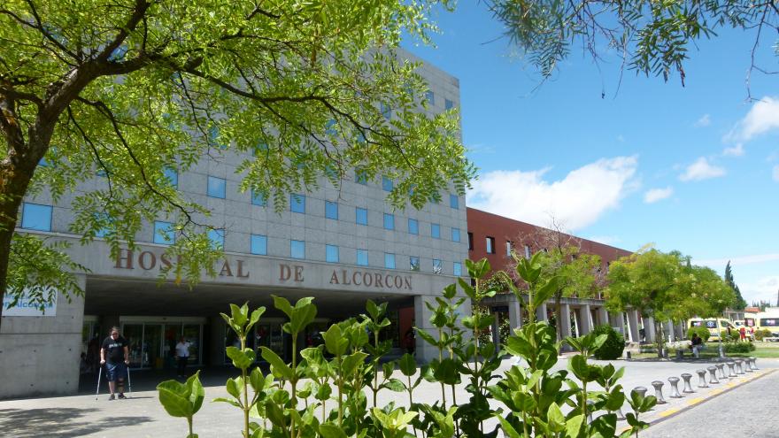 Fachada del Hospital público Universitario Fundación Alcorcón 