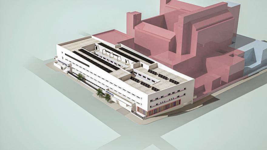 ampliación del Hospital público Universitario de Móstoles