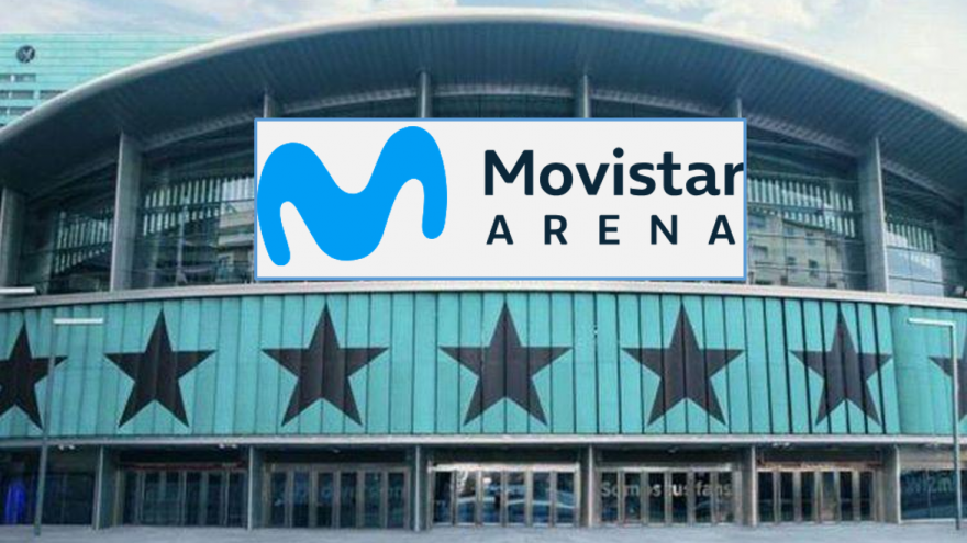 Fachada de pza Felipe II  Movistar Arena Palacio de los Deportes