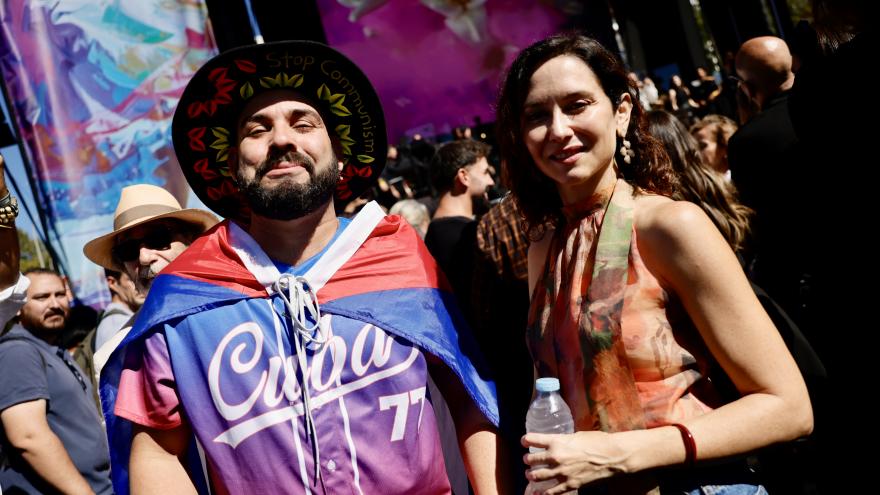 Díaz Ayuso en el concierto de Gloria Estefan La presidenta Isabel Díaz Ayuso durante el concierto de Gloria Estefan
