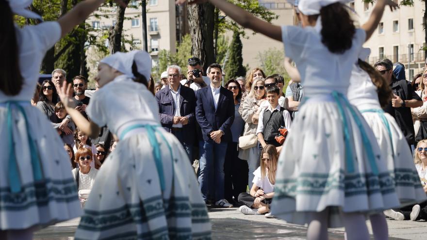 Espectáculo de danza en la calle
